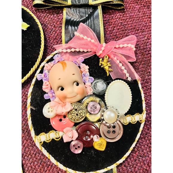 Vintage Kewpie Handmade Decor set of 2 - Picture 4 of 6